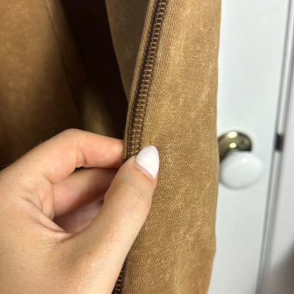 Worn once- NFL Brown Hoodie with Black Logo - Picture 11 of 13